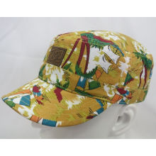 Moda Flowery Gorra Militar De Cap Casquillo Tejido (MH-080065)